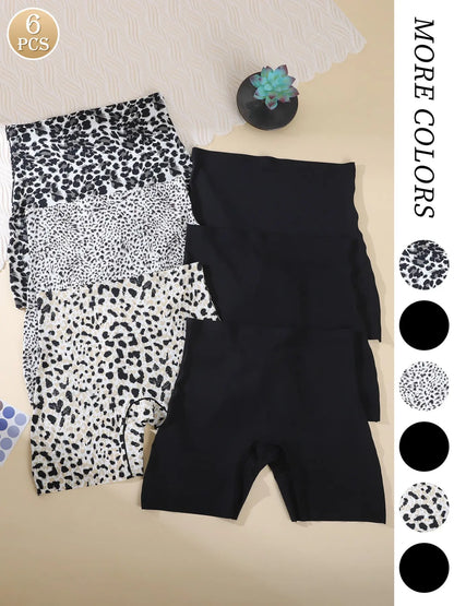 High-Waisted Seamless Women'S Underwear, Stretchy Waistband, Comfortable Fit, Plain Design, Ideal for All Seasons, Casual Style
